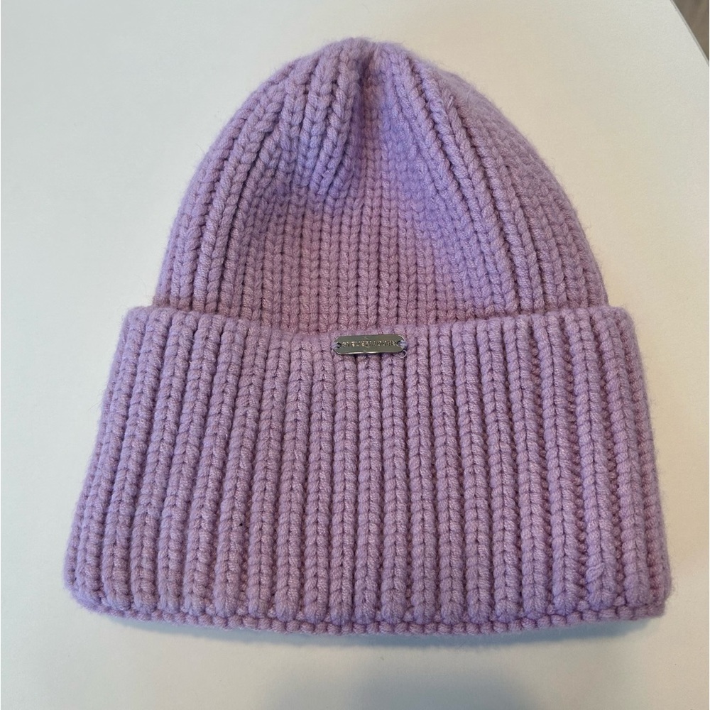 Steve Madden violet purple beanie